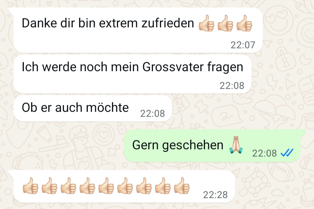 Bewertung 2 – Positiver Erfahrungsbericht zum Service